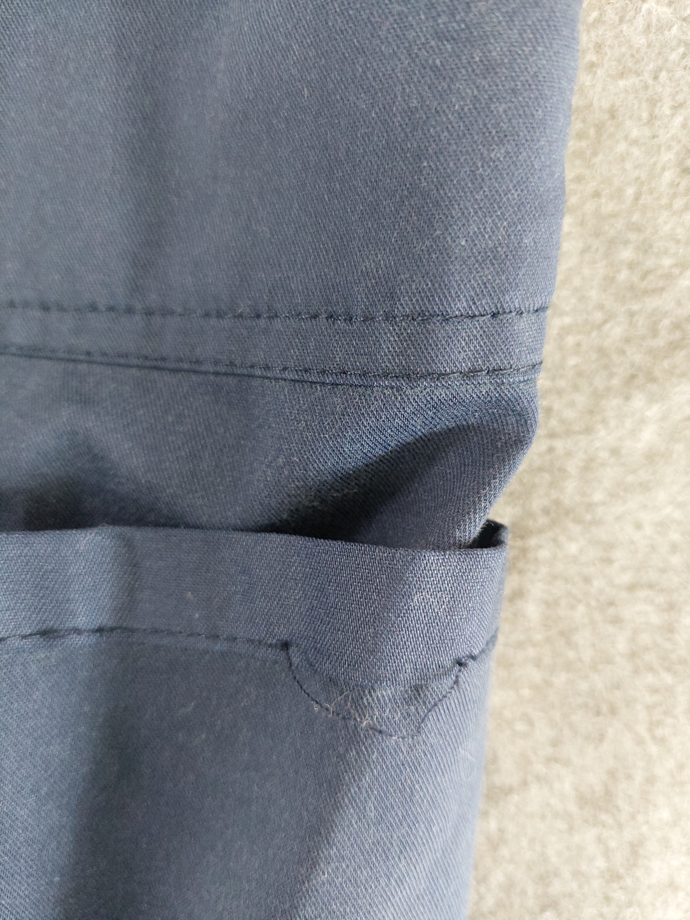 Lot of 2 Cherokee Workwear Professionals Navy Blue Scrub Pants Petite Small - Picture 2 of 10